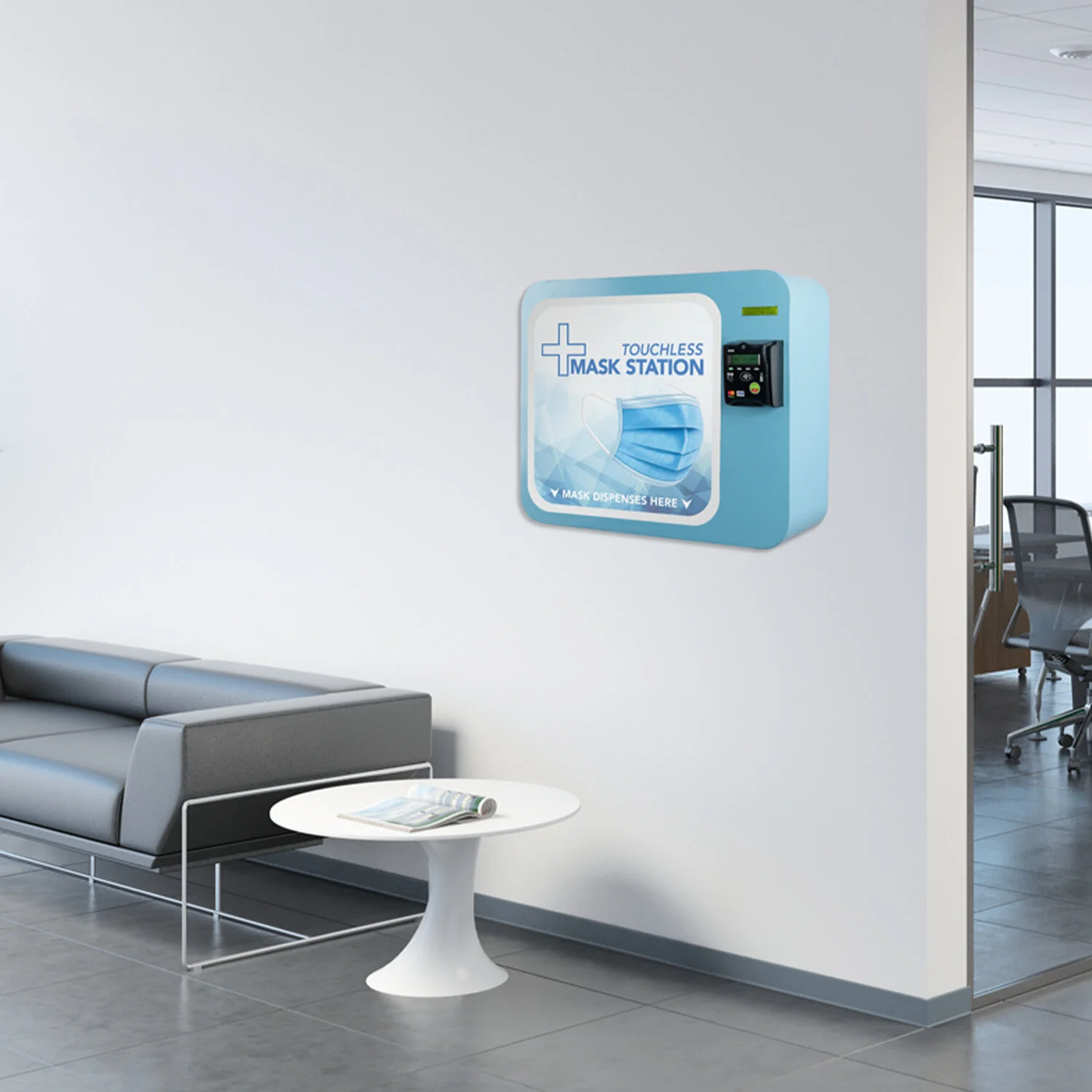 Touchless Mask Station
