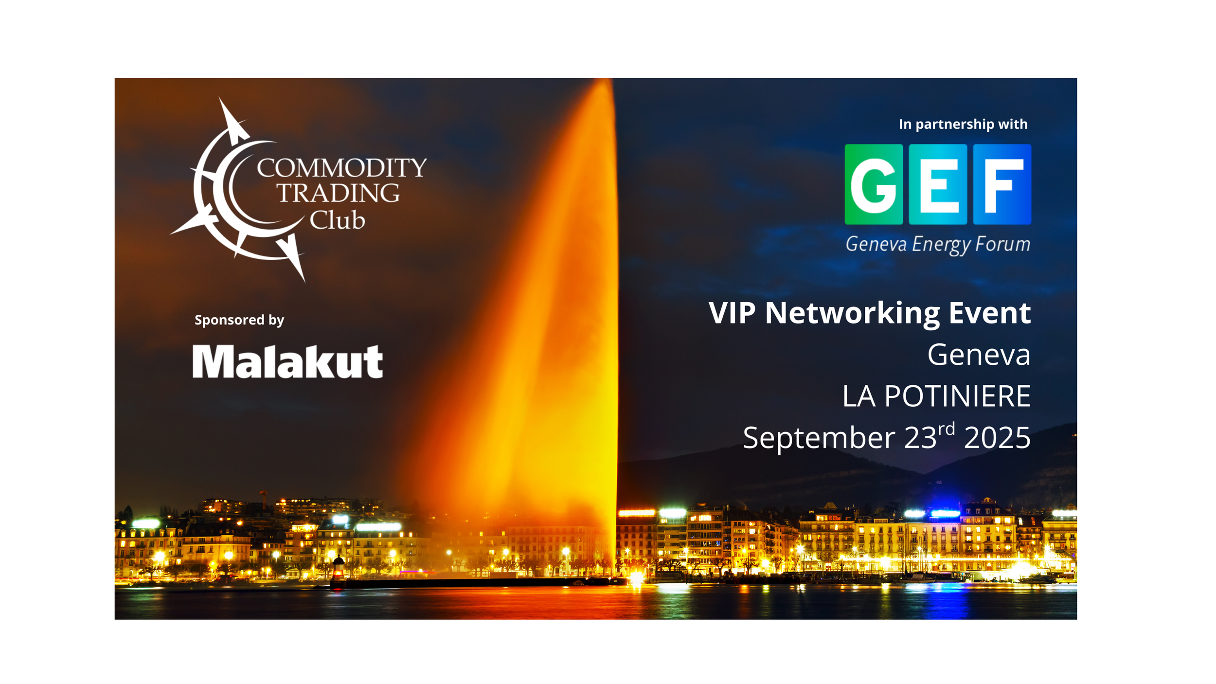 GENEVA VIP Networking Cocktail