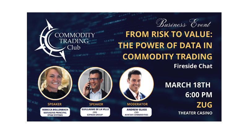 Zug - Business Event - From Risk to Value: the Power of Data in Commodity Trading