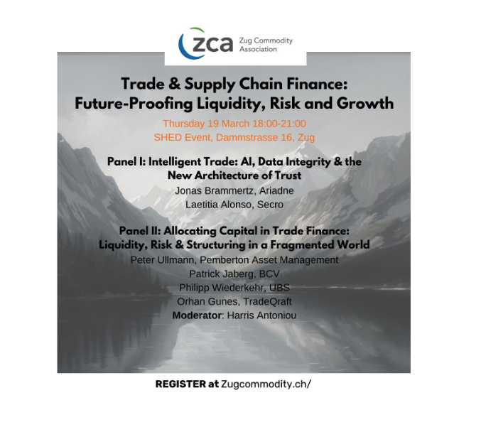 Zug - Partner Event - Trade & Supply-Chain Finance: Future-Proofing Liquidity, Risk and Growth