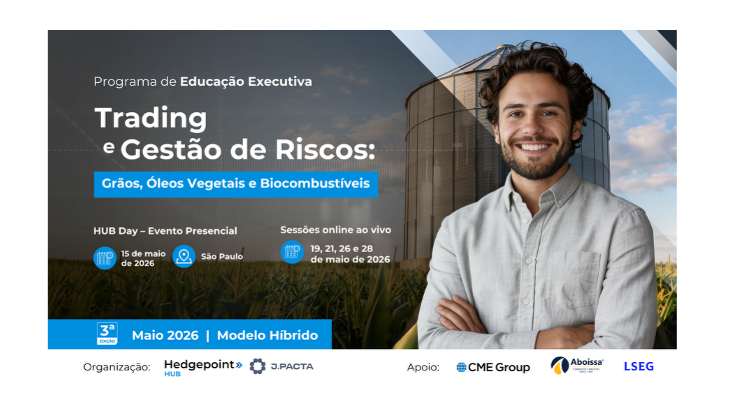 Partner  event in São Paulo - Educação Executiva | Trading e Gerenciamento de Riscos para Grãos, Óleos Vegetais e Biocombustíveis