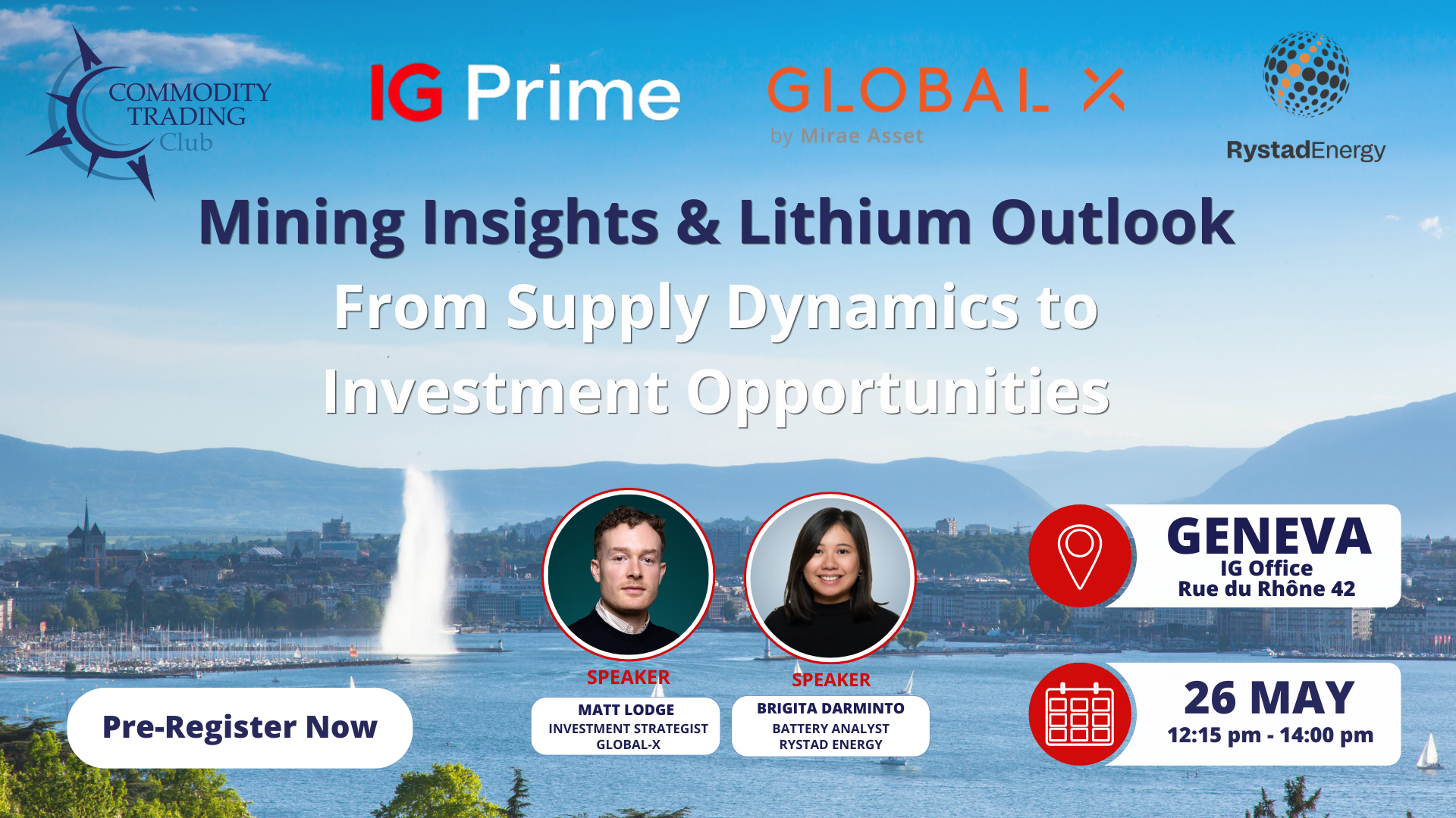 Geneva - Mining Insights &amp; Lithium Outlook From Supply Dynamics to Investment Opportunities