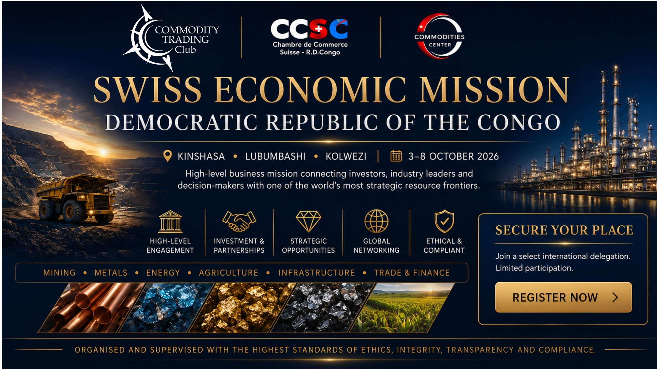 Partner Event - Business Mission to DRC by Swiss/DRC chamber of commerce
