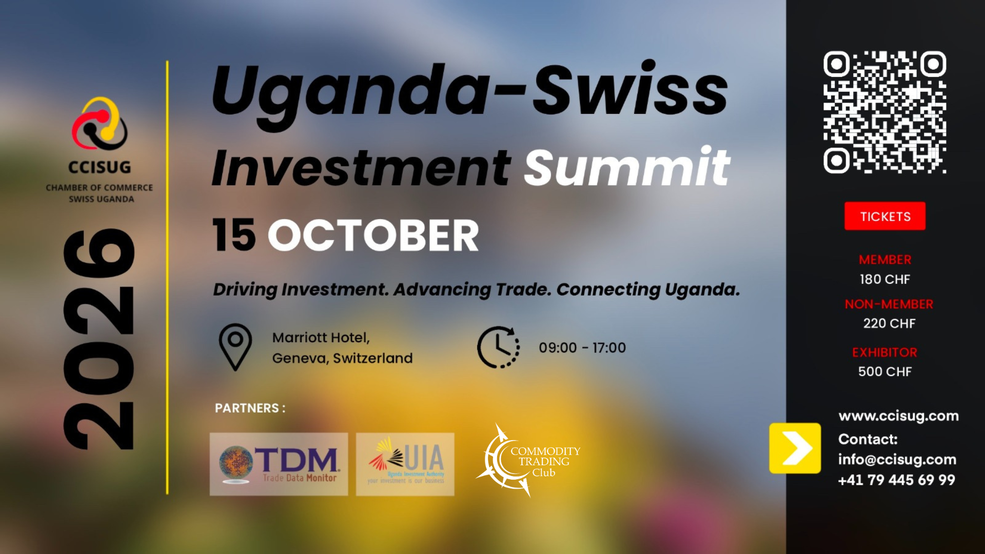 Partner Event - Uganda–Swiss Investment Summit 2026