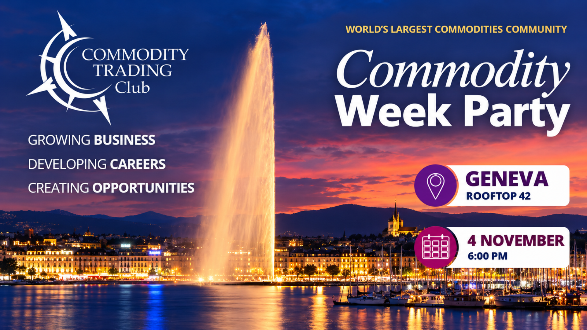Geneva - Commodity Week Party