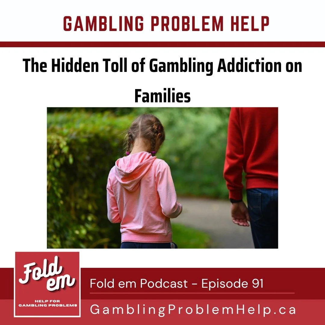 Gambling problems impact families. As a result, recovery isn't just for the person who gambled - it's essential for the whole family. This episode shares a personal story, practical strategies, and resources to help families understand and cope with 