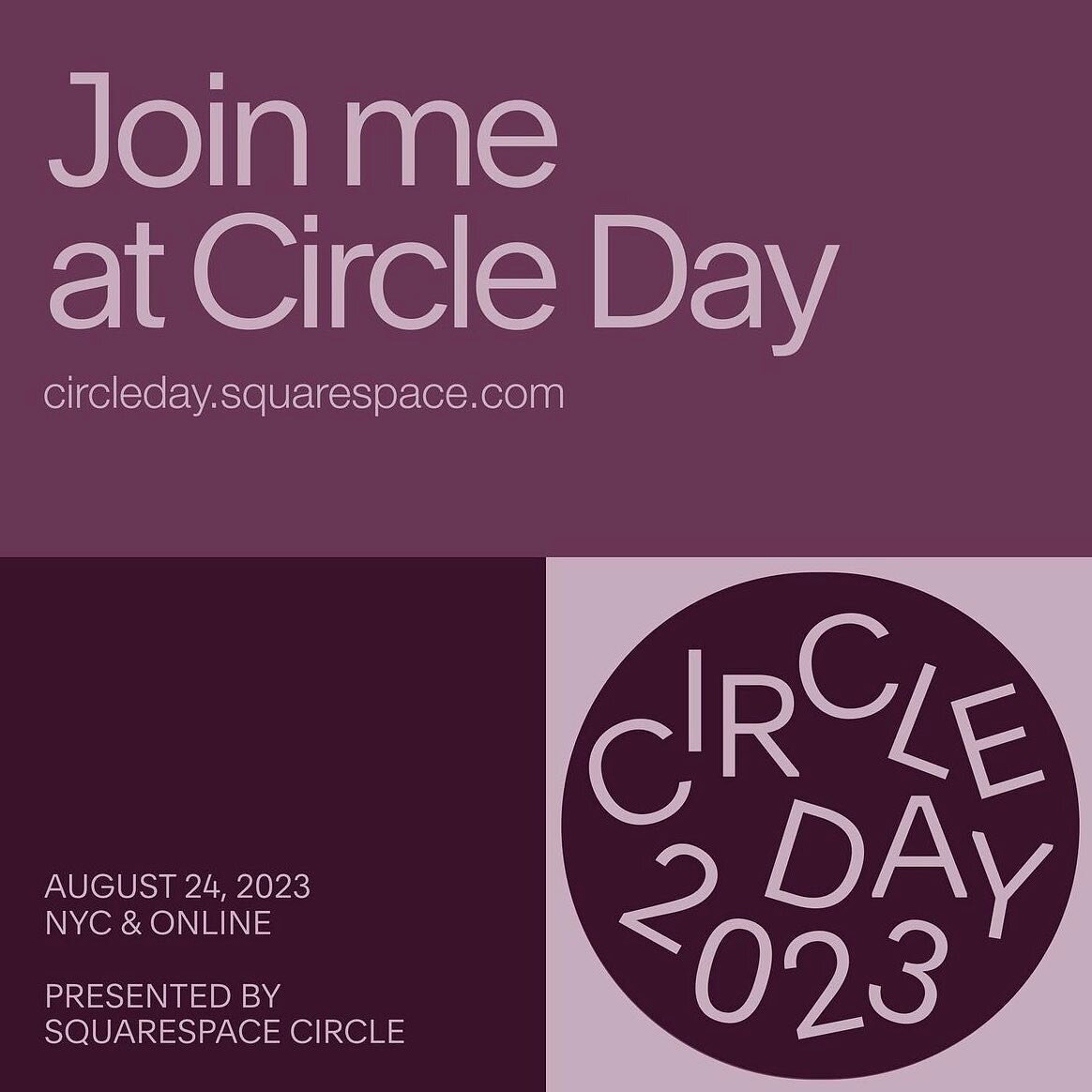 Excited to be at @squarespace&rsquo;s Circle Day this week! Seeing some old friends, meeting some friends IRL for the first time, and can&rsquo;t wait for the new connections. New York&hellip; coming for you!