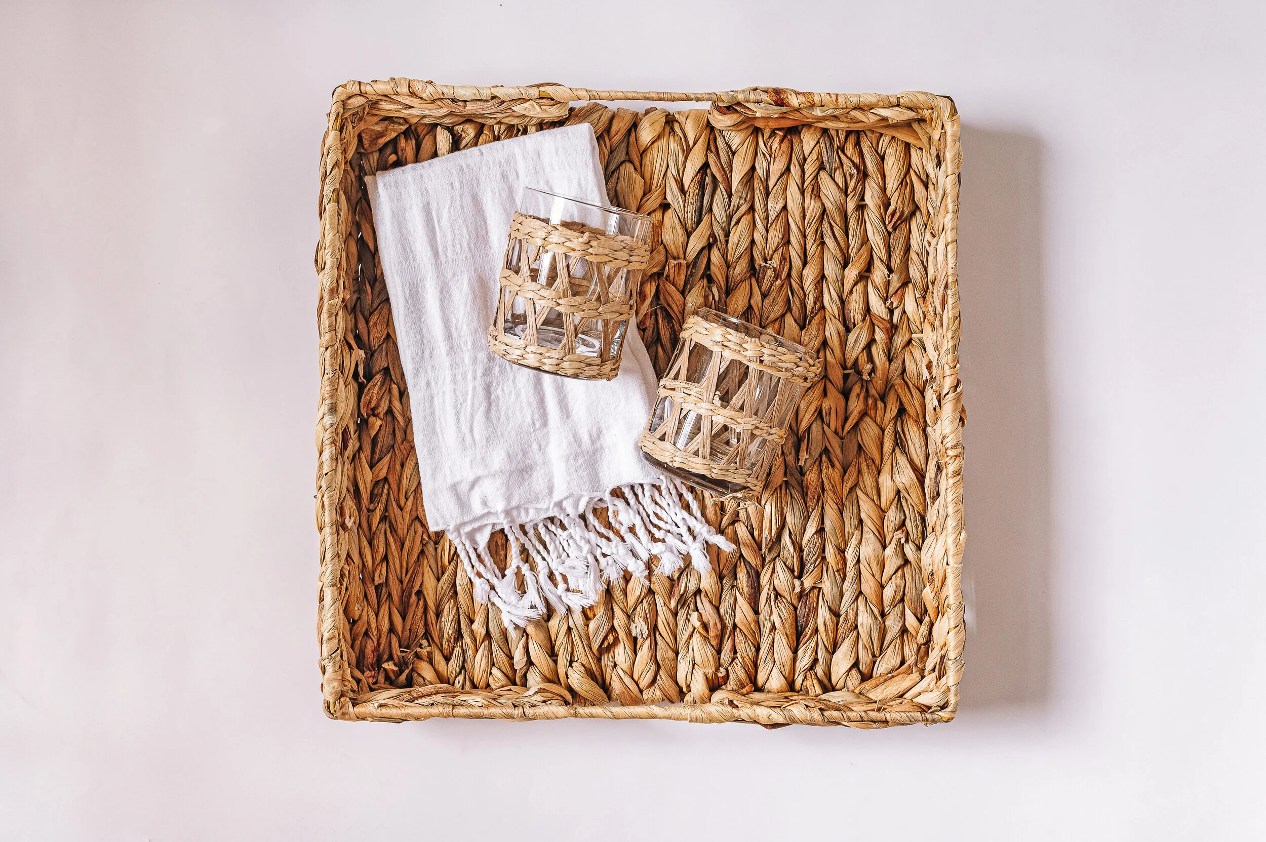 White Turkish Hand Towel