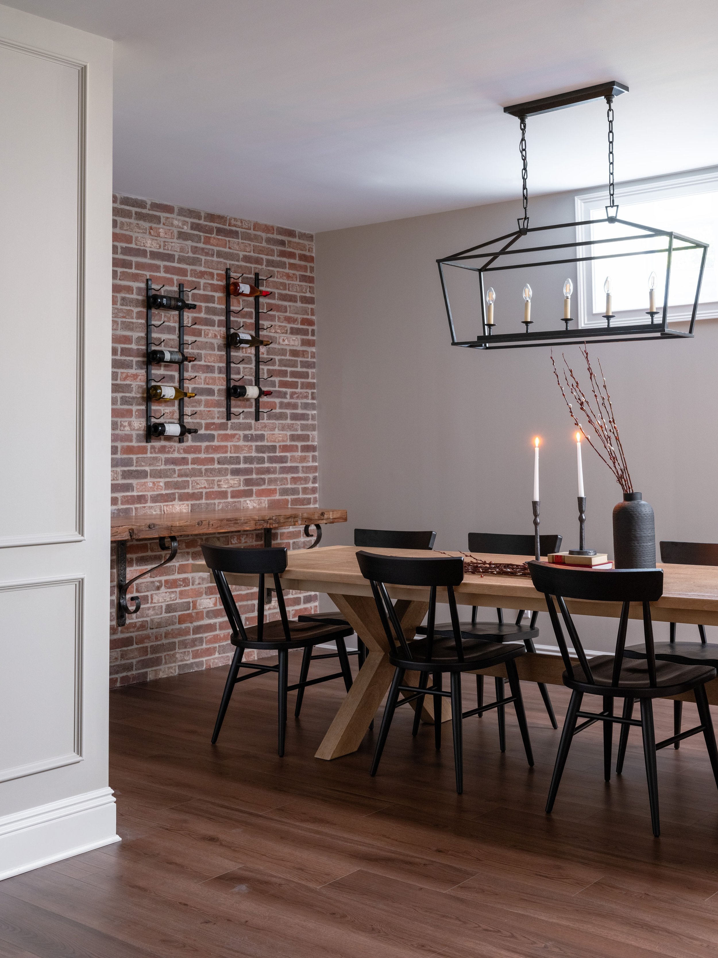 Lower Level Dining + Kitchen Space