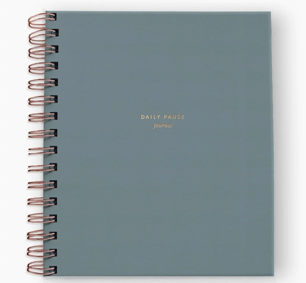 Daily Pause Journal in Steel Blue