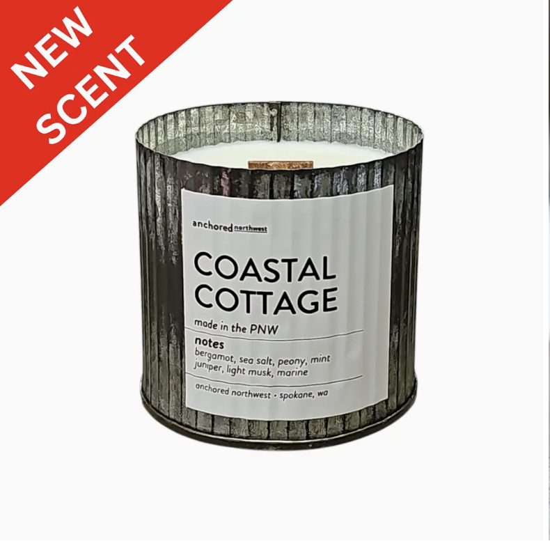 Coastal Cottage Rustic Vintage Farmhouse Candle
