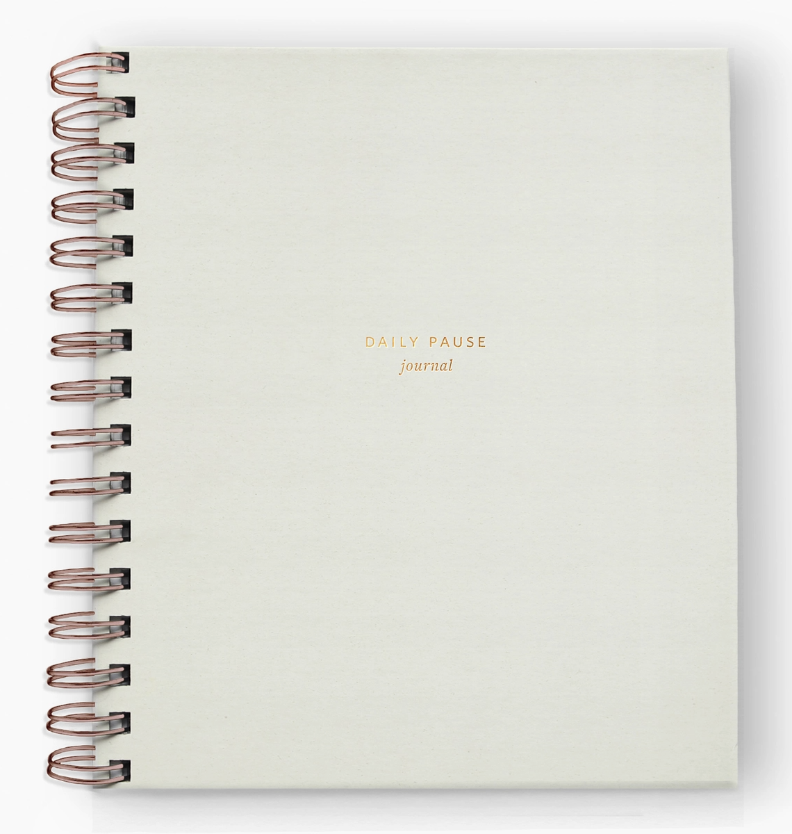 Daily Pause Journal in Chalk White