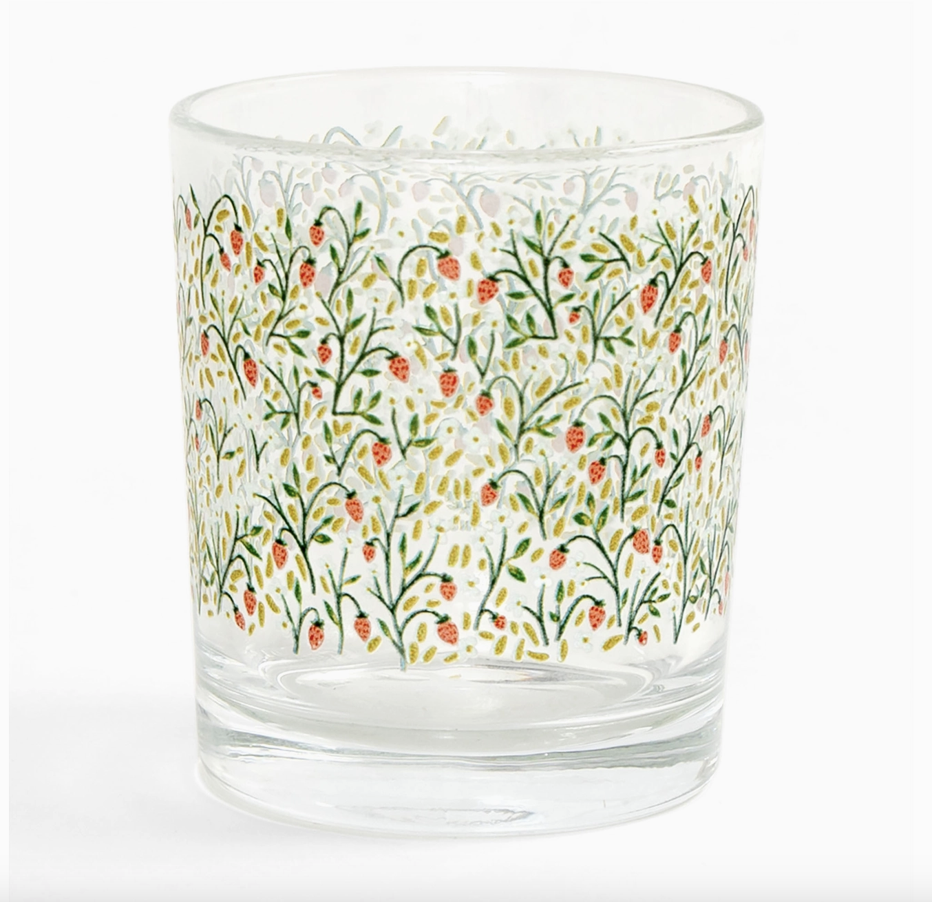 Strawberry Meadow Juice Glass