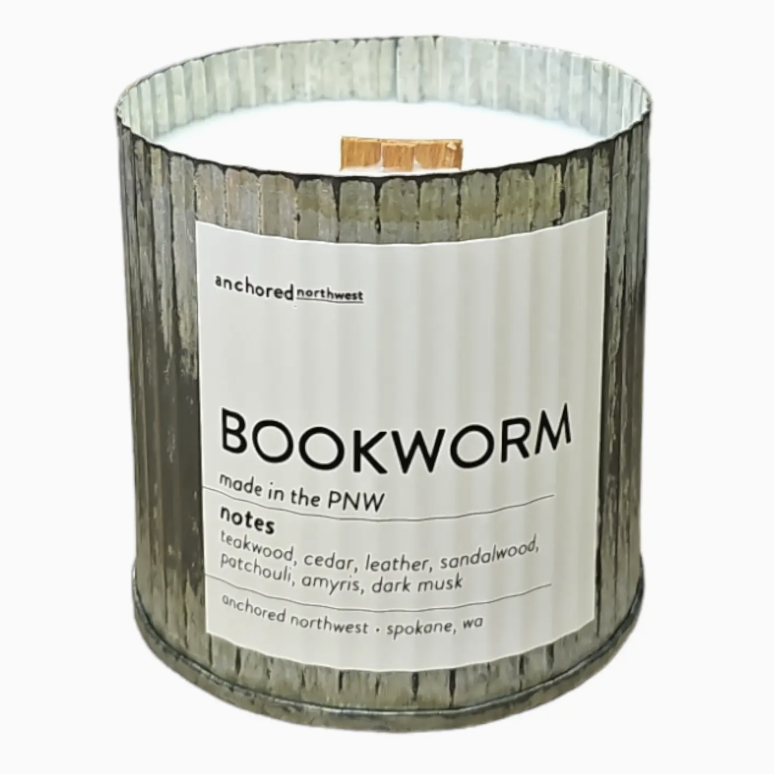 Bookworm Rustic Vintage Farmhouse Candle