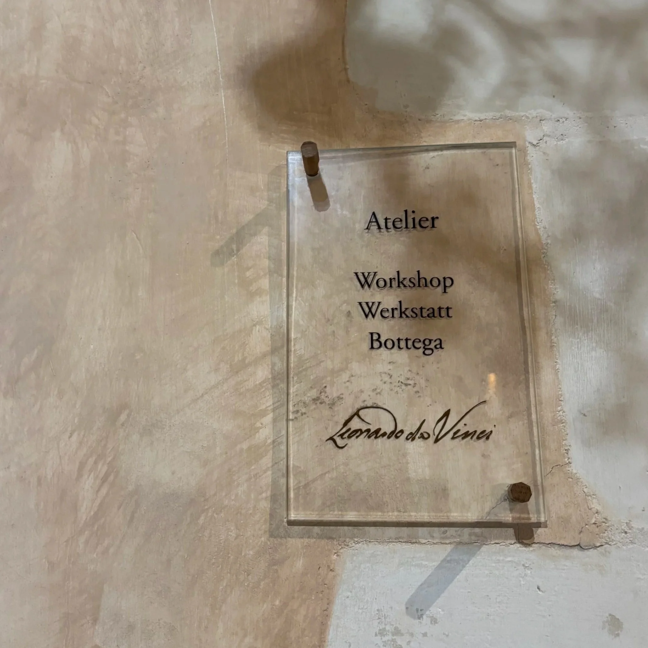 On meeting Leonardo…
