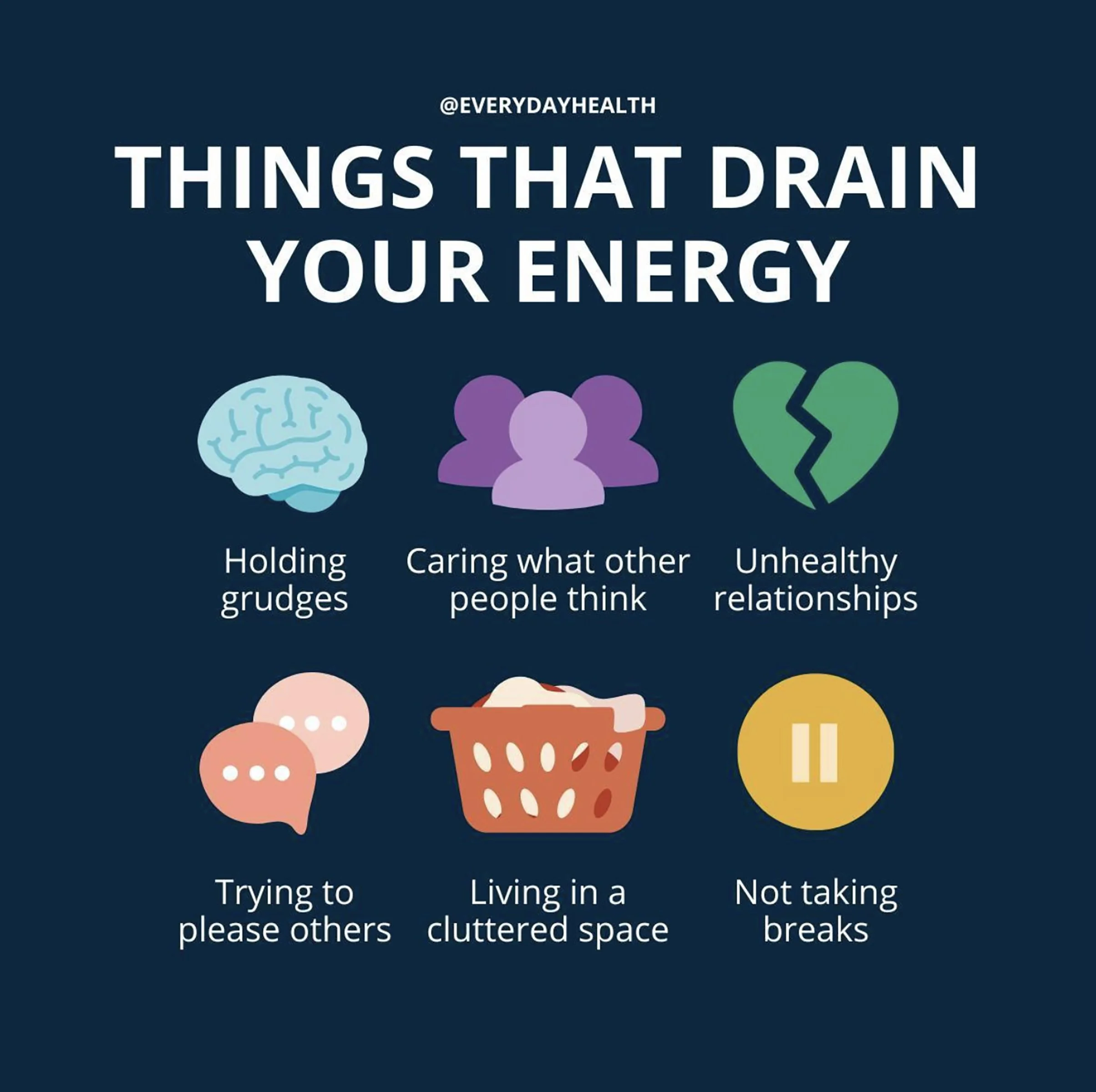 Things That Drain Your Energy.