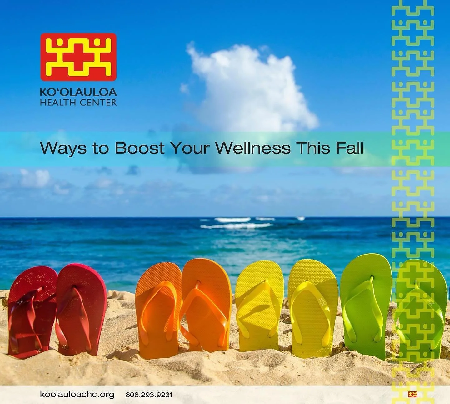 Aloha &lsquo;Ohana!

Here are 8 Ways to Boost Your Wellness This Fall

There&rsquo;s no doubt that here in Hawaii autumn is a wonderful time of the year. But autumn can also be a challenging time for our health. The change in season can disrupt our r