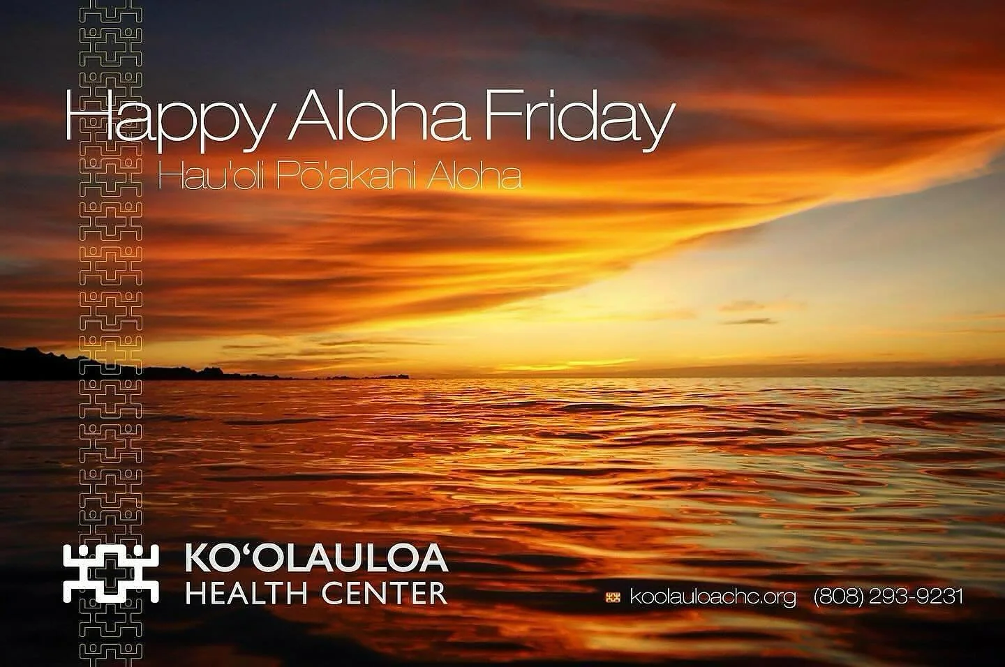 Happy Aloha Friday &lsquo;Ohana! 🌺

Wishing you all a healthy and happy Aloha Friday and Halloween! Please stay safe and drive carefully this evening.

Enjoy your weekend!

#AlohaFriday #Halloween #KoolaaloaHealthCenter #OhanaCare #CommunityCare