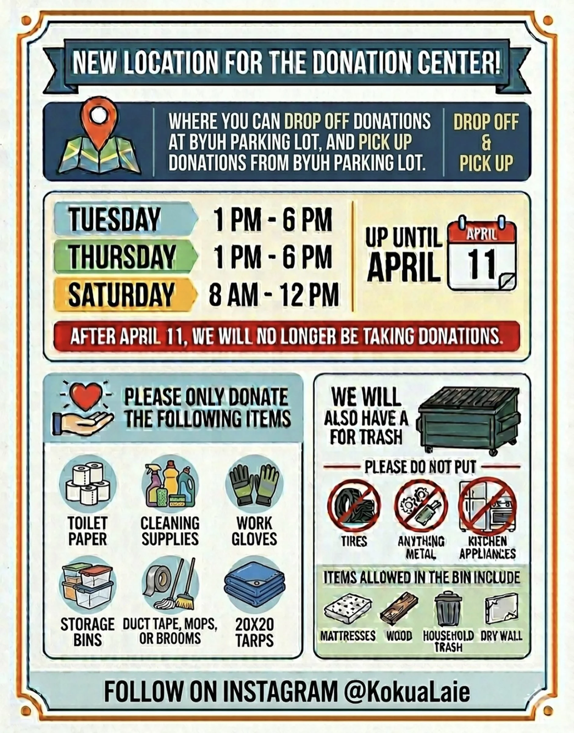 PSA: Donation Center