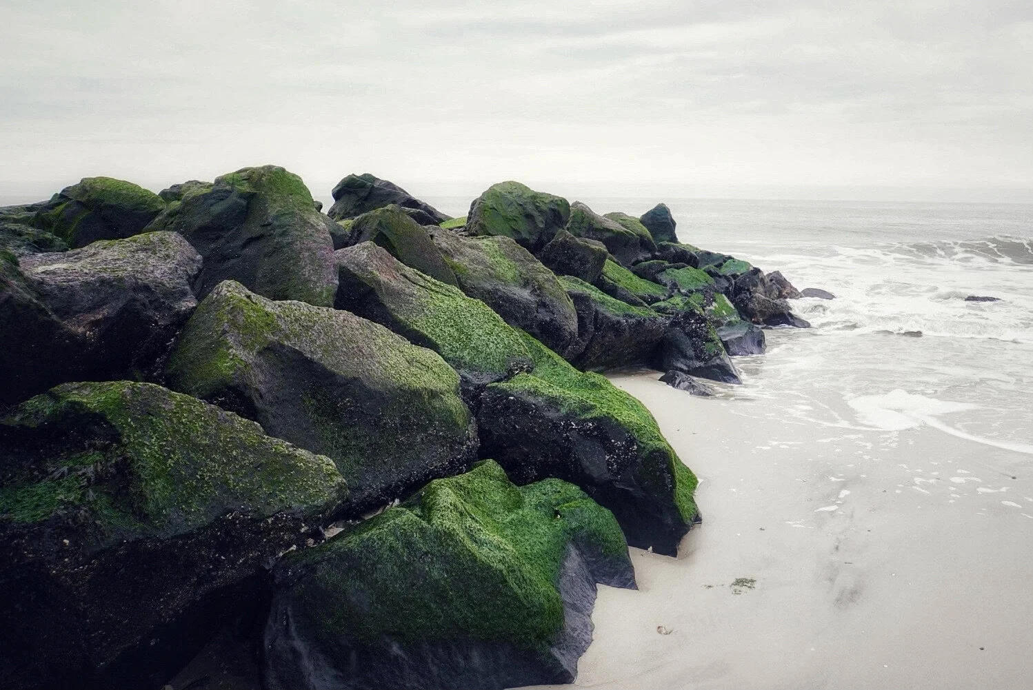 010121 Cape May Beach (see more in Collection: Waves)