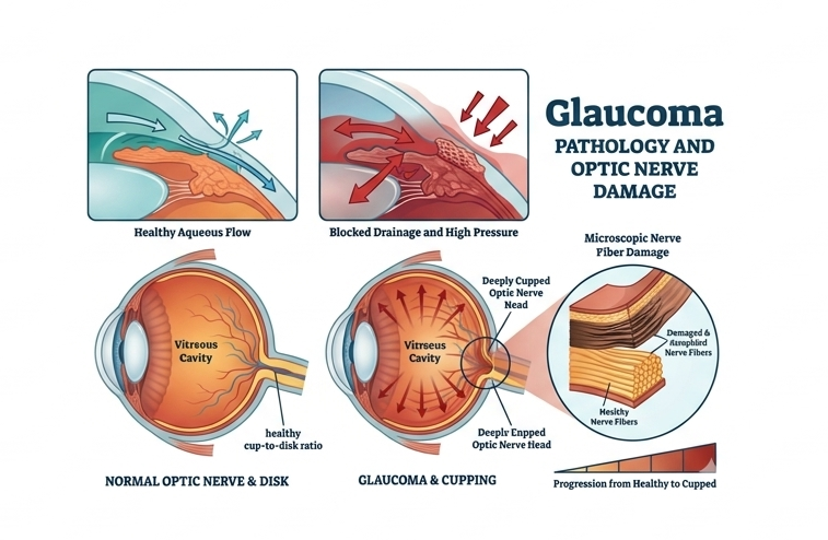 Glaucoma Diagram