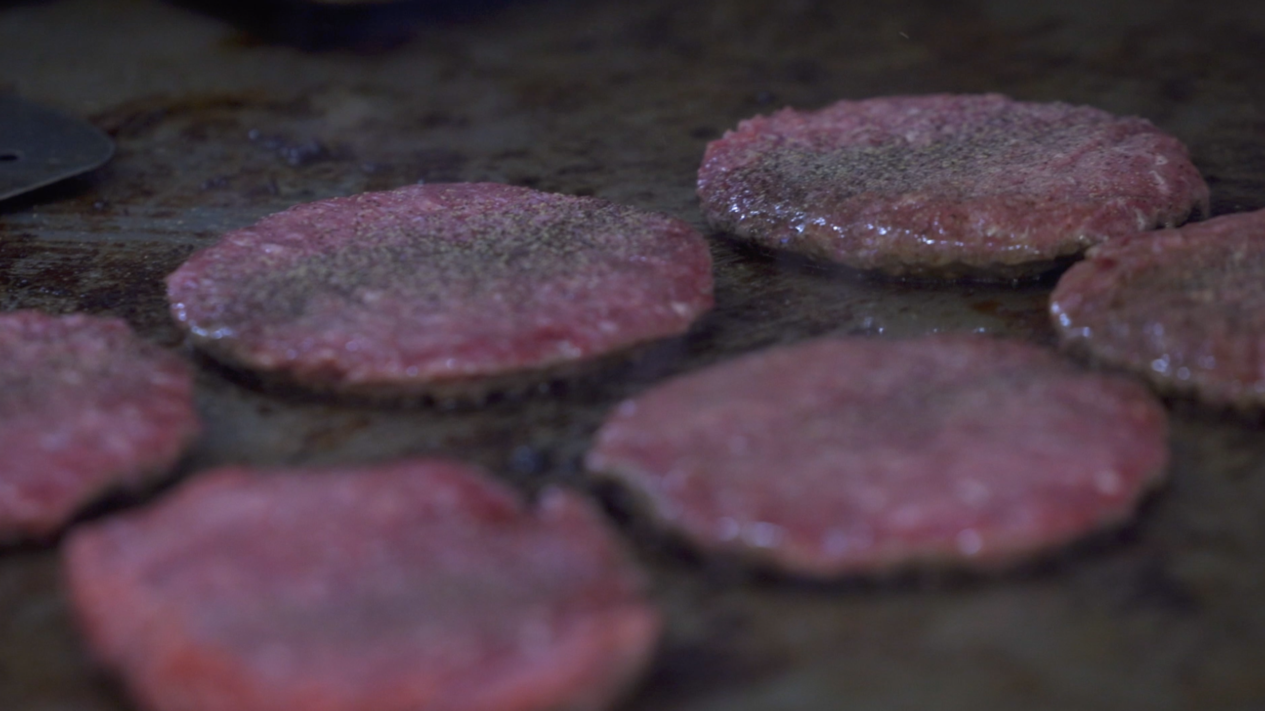 Video Clip - Burgers Being Cooked