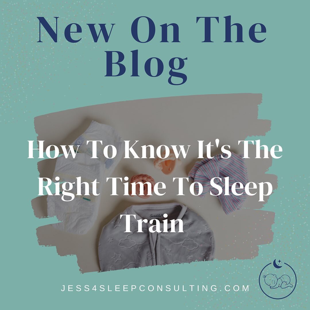🚨New Blog Alert!🚨

✨ It&rsquo;s finally live! 

✨ Are you curious to know when you can start sleep training or even just know the signs for when it&rsquo;s time to consider it? 
 🌟 You&rsquo;ll want to read this! 

✨ Go to the link in my bio for a