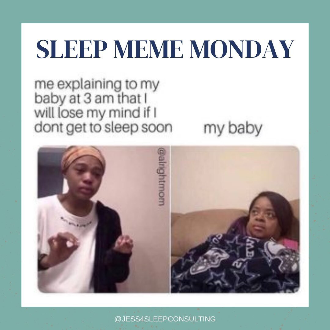 ✨ Sleep Meme Monday! ✨

🌟 Do you feel like you&rsquo;ve been here with your baby before? 

🌟 Give me a thumbs up in the comments if this is currently you!! 

💤 Happy Sleeping! 💤

❤️ Jess

#sleep #childsleep #babysleeptips #earlymorningwakes #exha