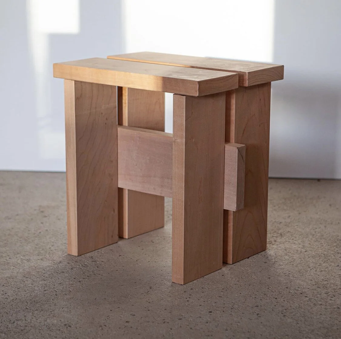 Prototype #68 - Stadik Stool in NZ Silver Beech.