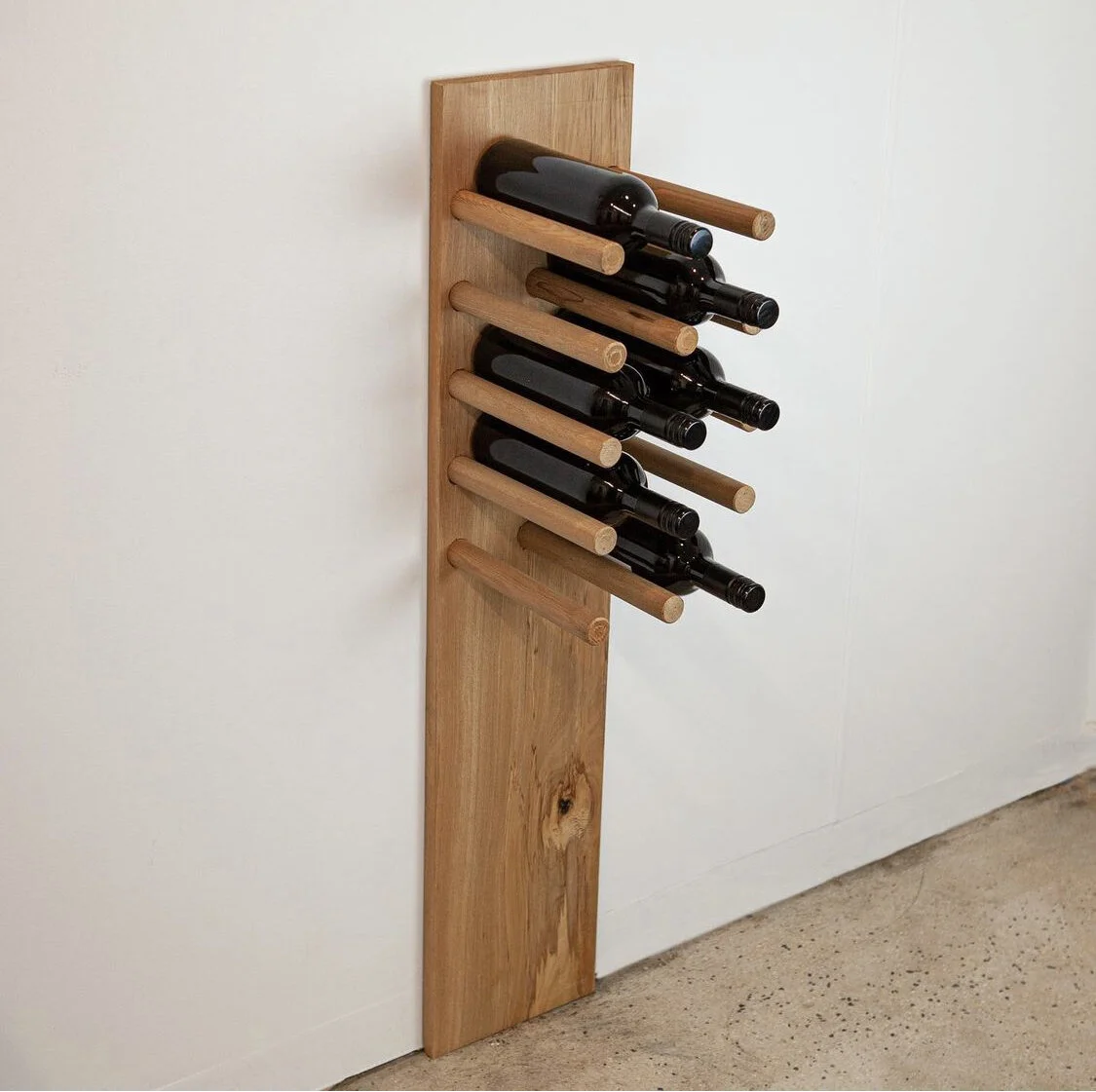 Prototype #70 - Sutikku (スティック) Wine Rack in Reclaimed Rimu.
