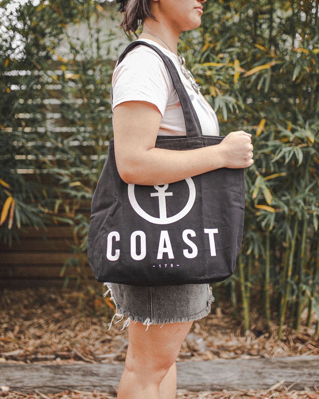 Coast tote bags, available in store.