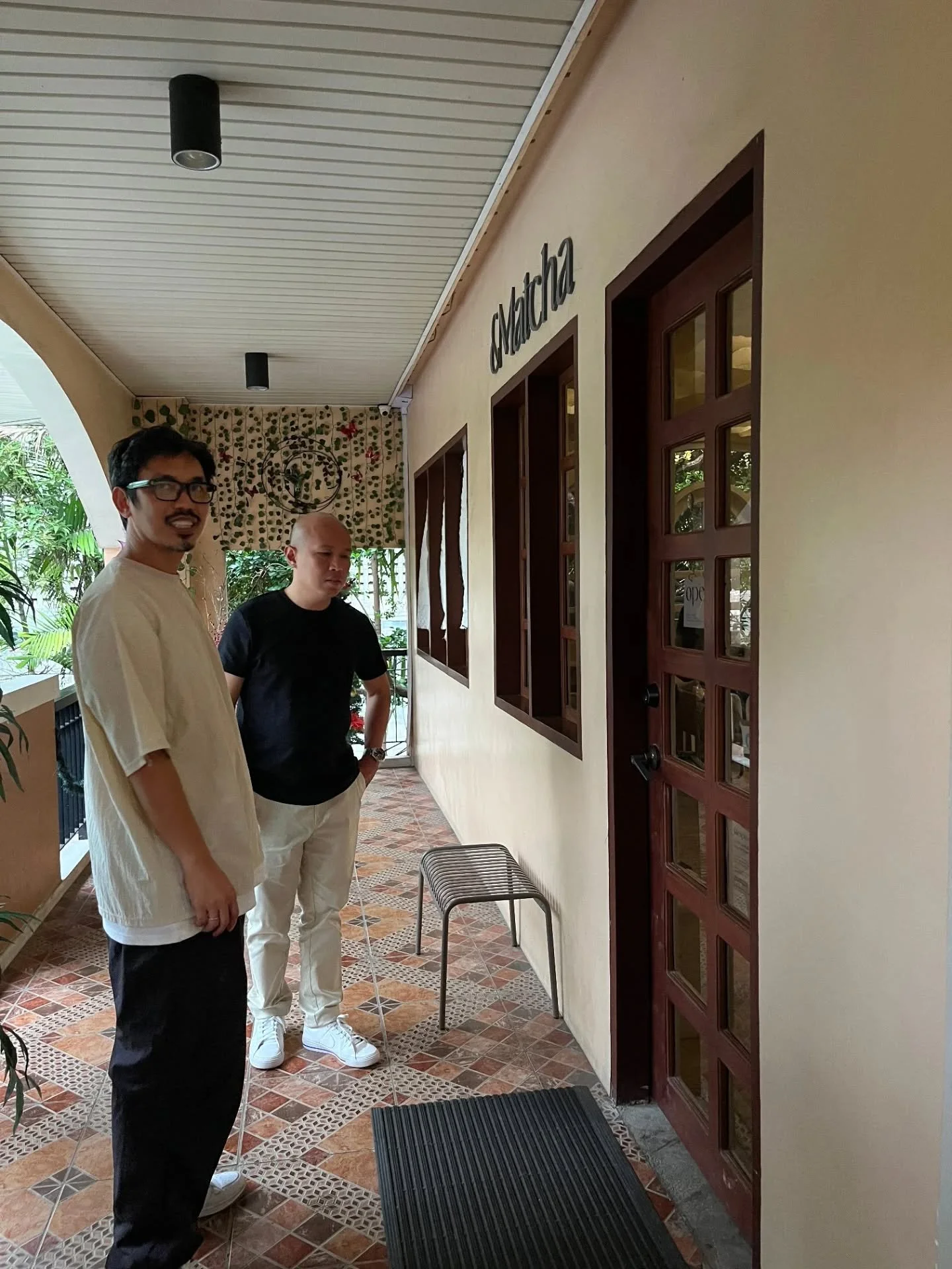 Blasco Team visited &amp;Matcha in Davao. Arch. Paul met with &amp;Matcha co-owner &amp; UP Diliman batchmate, Arch. Lawrence, and talked about &amp;Matcha's design philosophy and humble beginnings.

@andmatchacafeph 

#cafedesign #interiordesign #ma