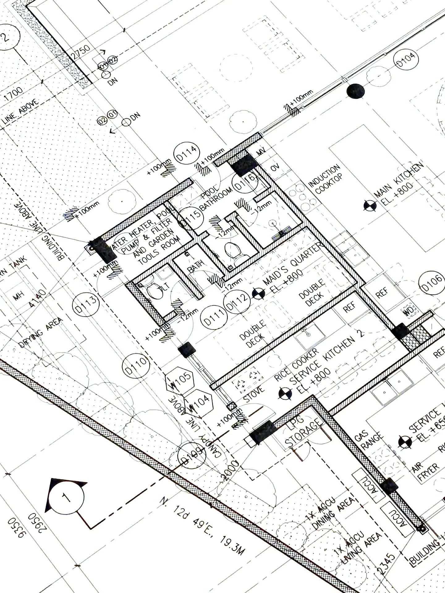 Construction drawings should be understood as a coded language that enables all stakeholders, particularly the construction team, to read, interpret, and translate information into a built structure.

On a single page, there may be hundreds of lines,