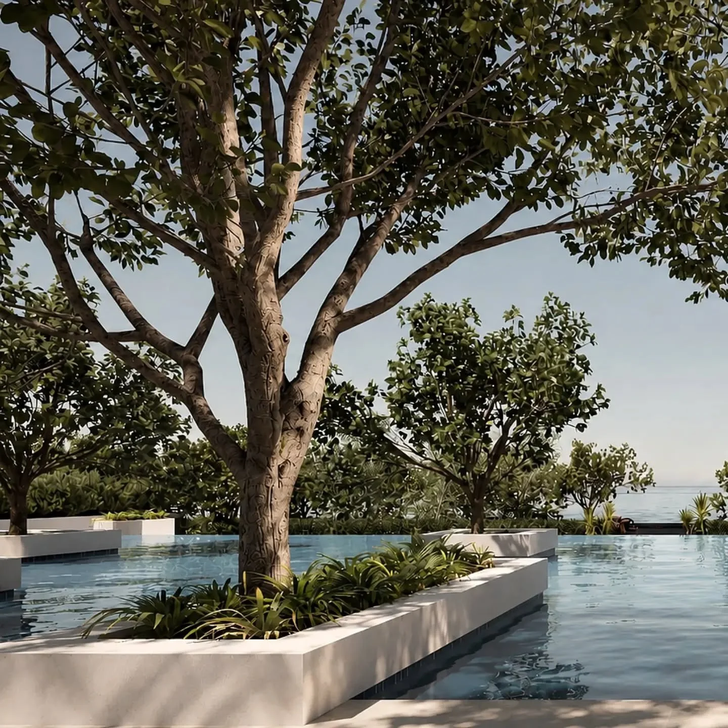 The sound of water, the shade of trees, and the openness of the sky give the mind a place to slow down and recover. The best place to rest is where nature is allowed to be itself.

www.blascoarchitects.com