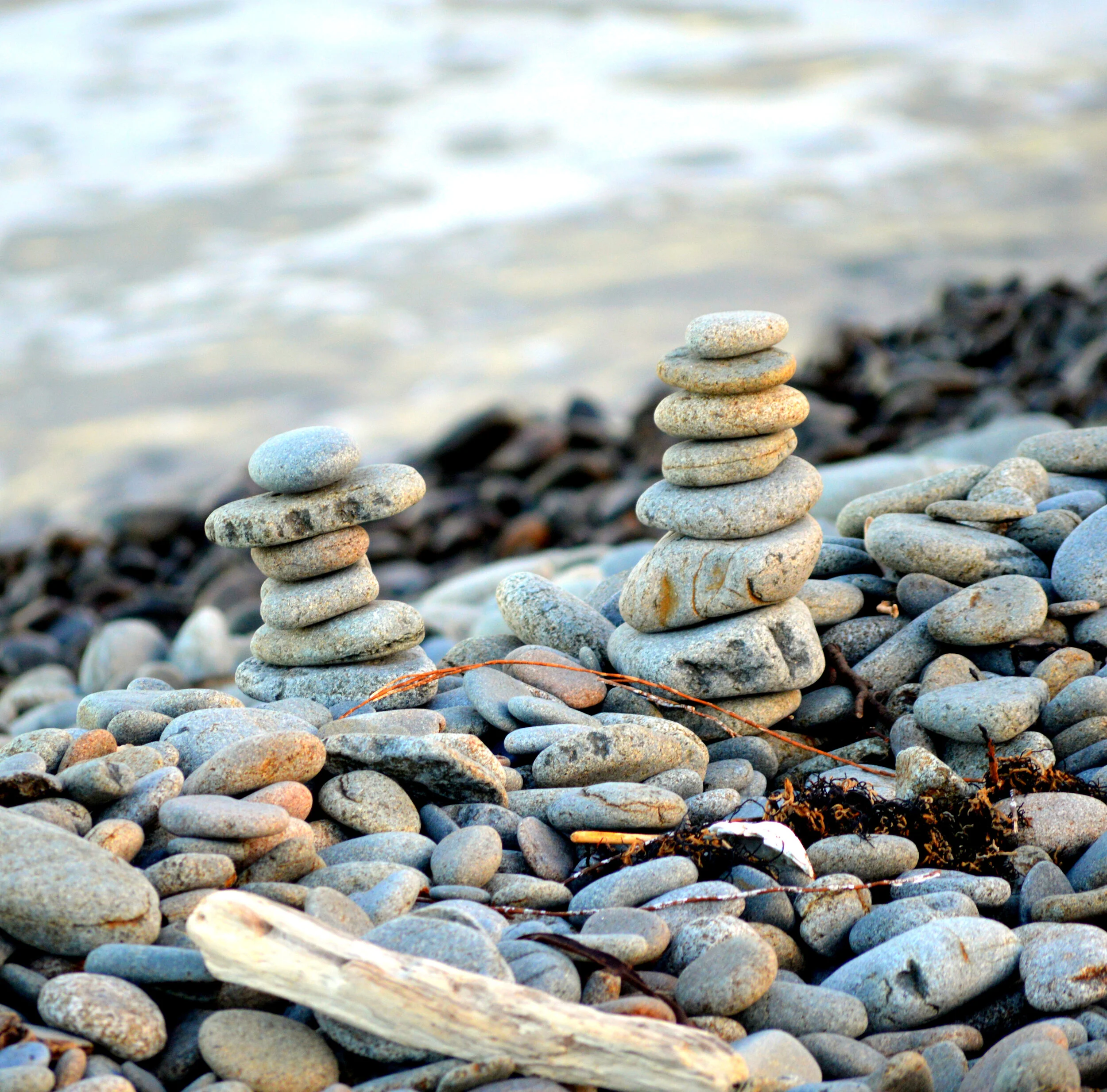 Waterloo beach pebbles