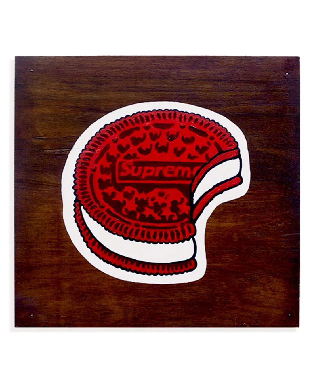 Lookie, Lookie, Lookie.
Acrylic on wood
22.25&rdquo; H &times; 23.75&rdquo; W&times;1&rdquo;D