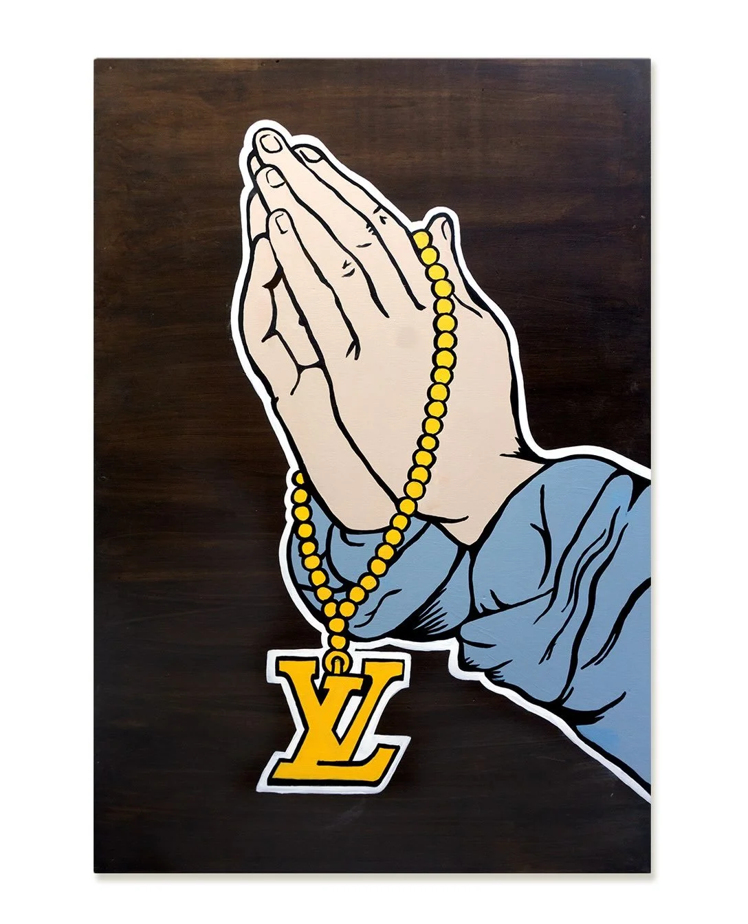 Proverbs 13:22.
Acrylic on wood
48&rdquo; H x 31.75&rdquo; W &times; 1.75&rdquo; D