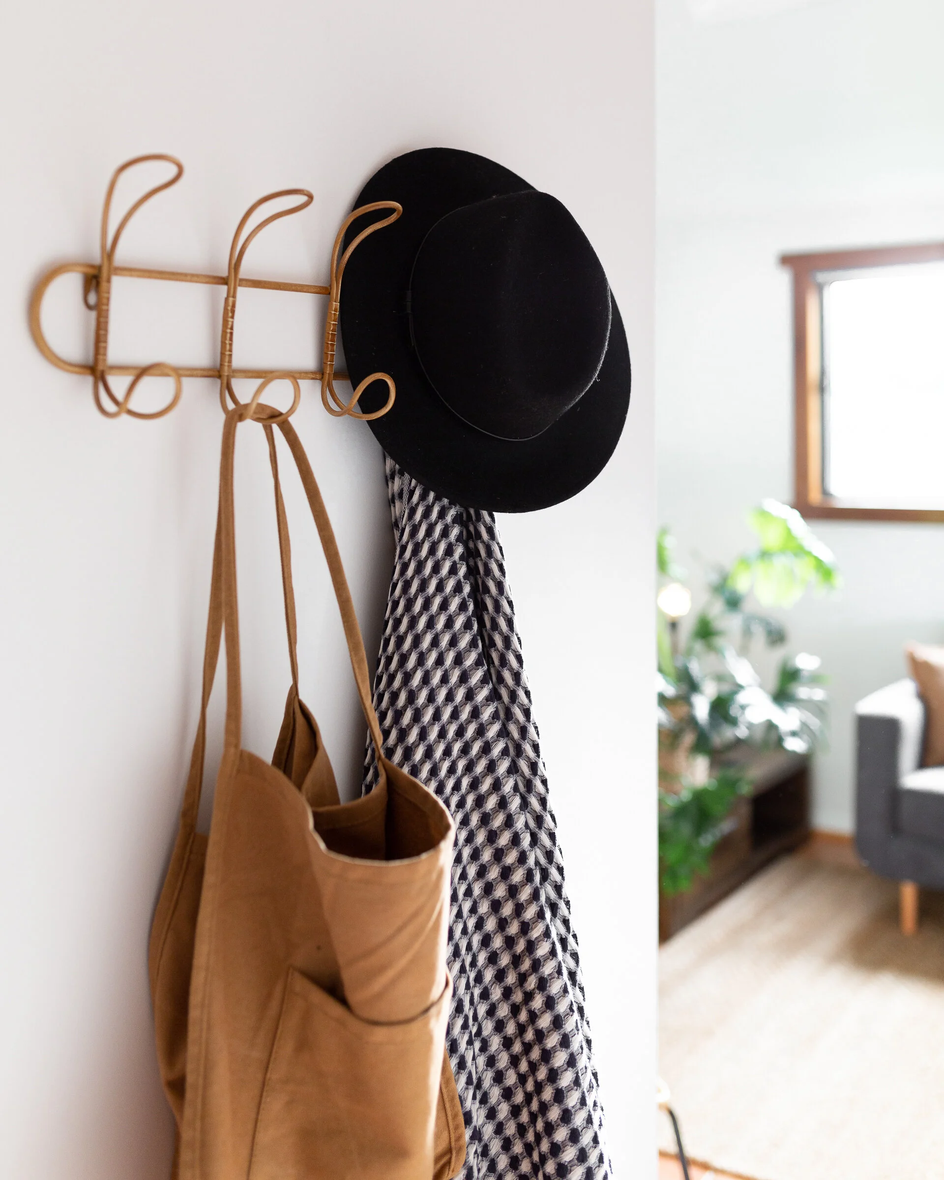 Hall rack to keep things tidy