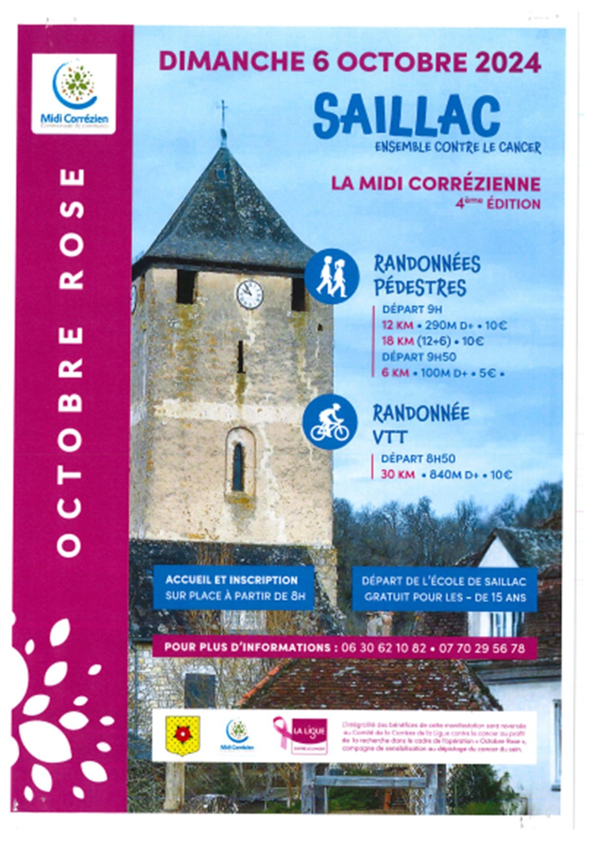 Randonnées pédestres et VTT à Saillac
