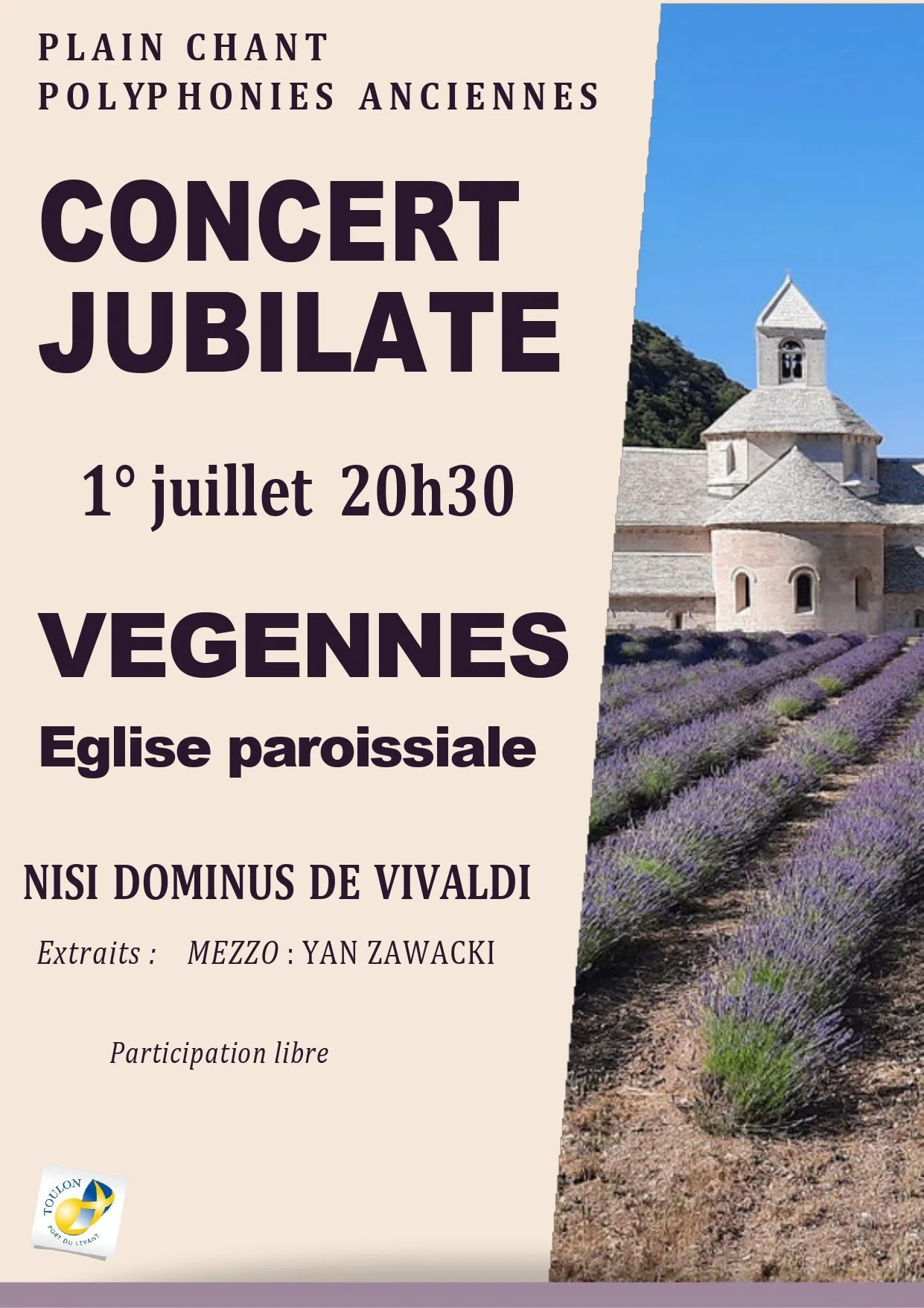 Concert à Végennes - Mardi 01 juillet