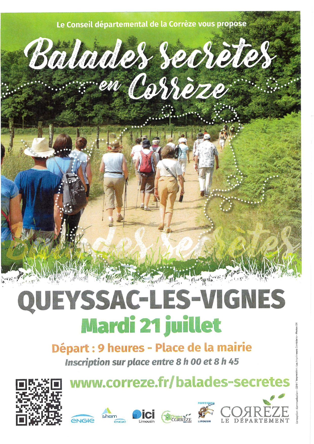 Balades secrètes en Corrèze - Queyssac-Les-Vignes - Mardi 21 juillet 2026