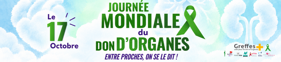 Journée mondiale du don d’organes - Samedi 17 octobre 2026