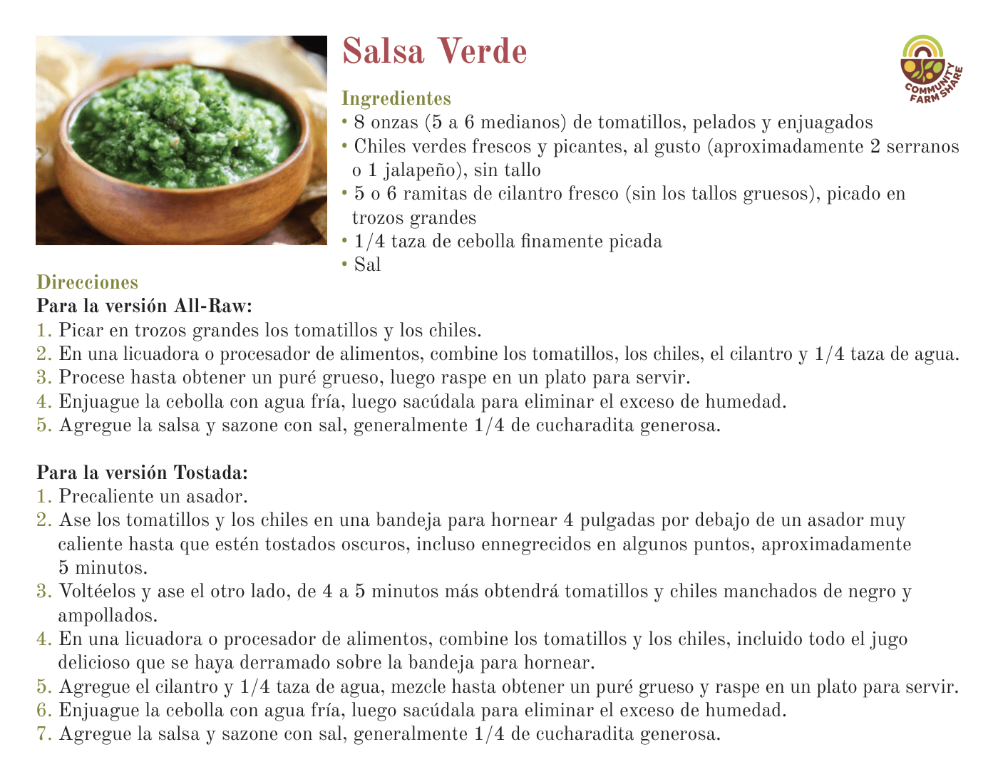Salsa Verde
