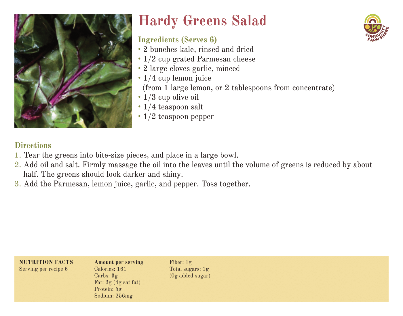 Hardy Greens Salad