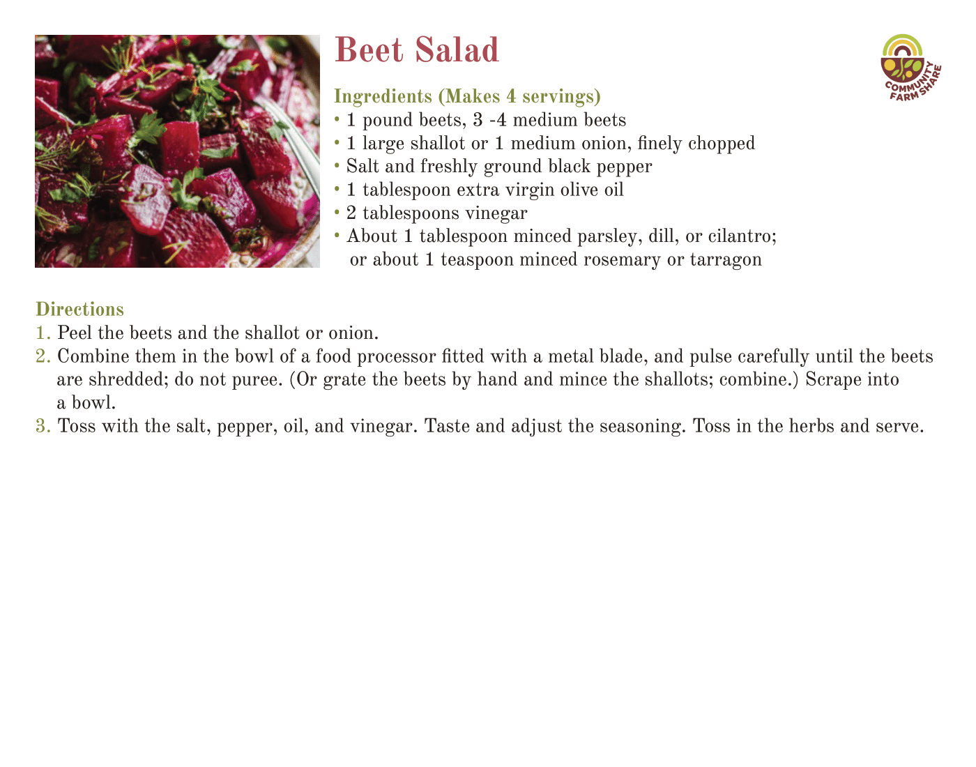 Beet Salad