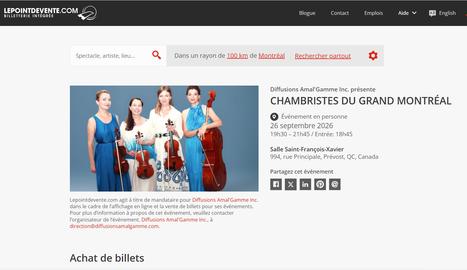 Concert classique et jazz