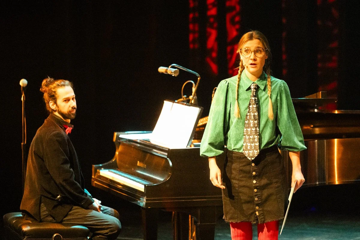 Karl A. Rozankovic et l'animatrice Brigitte Boislard