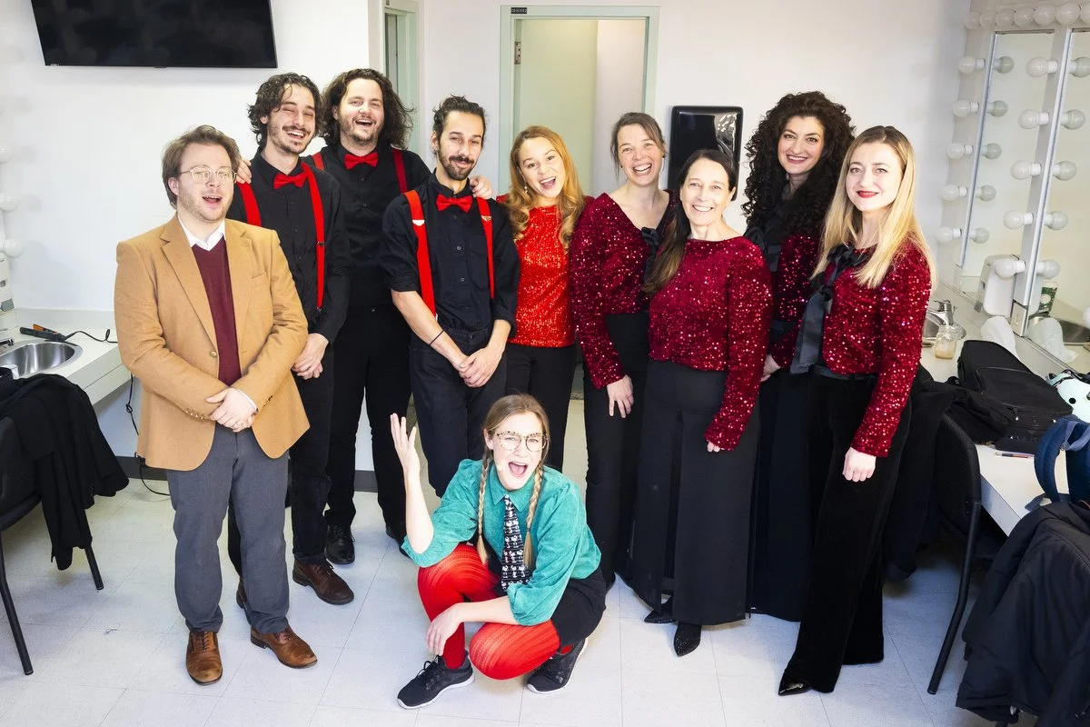 Les Chambristes, le trio jazz, l'animatrice, Brigitte Boislard, Louis Plouffe (saxophone) et Anne-Sophie Gagnon-Métellus (voix)