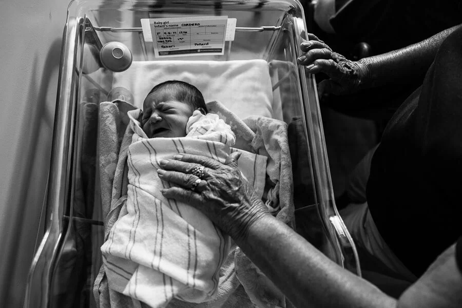 Vivian's Fresh 48 session at the hospital