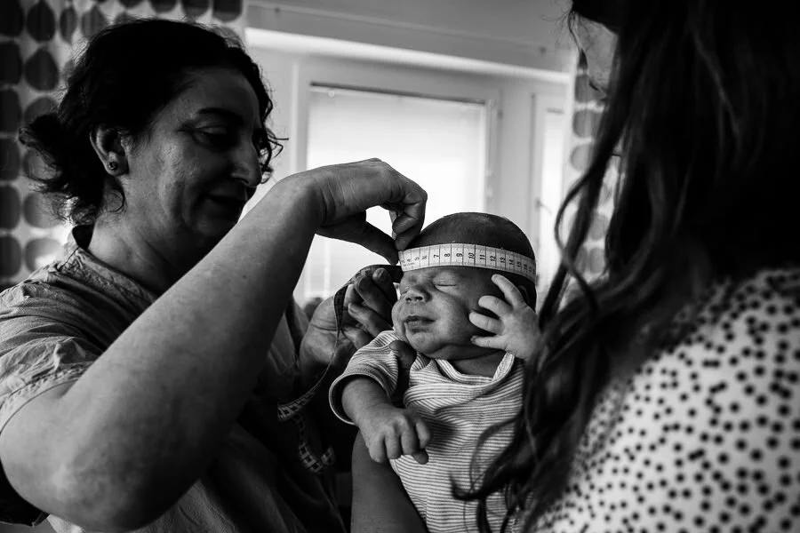 Baby Ragnar's newborn pictures in Stockholm